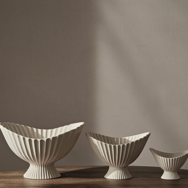 Fountain Sk&aring;l liten, off-white, Ferm Living