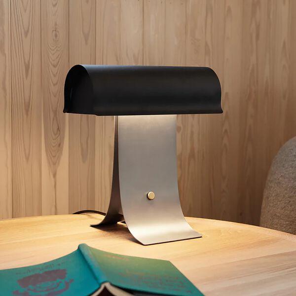 Archive bordlampe, svart/st&aring;l, Northern