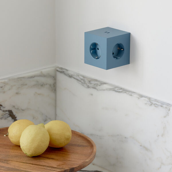 Square 2 USB-C (30W), shark blue, Avolt