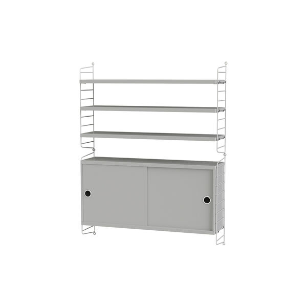 Living Bundle I, grey/grey, String Furniture