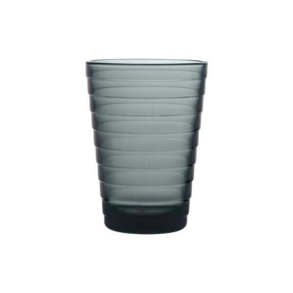 Aino Aalto glass 2 stk., mørk grå, Iittala