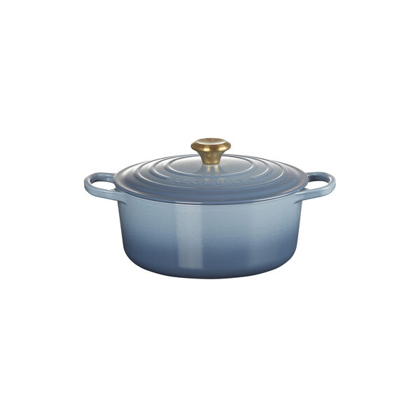 Signature rund gryte &Oslash; 26 cm, chambray, Le Creuset