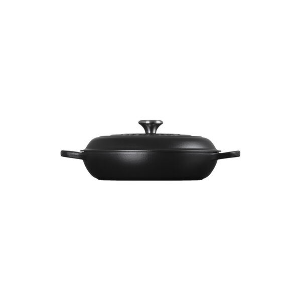 Signature st&oslash;pejern buffetgryte 30 cm, matte black, Le Creuset