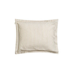 Cotton Linen Stripe putetrekk, oat beige, Gant
