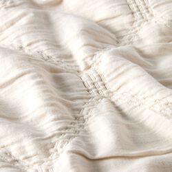 Jacquard Organic Cotton Bedspread | Lt Beige | Sengeteppe, Lexington