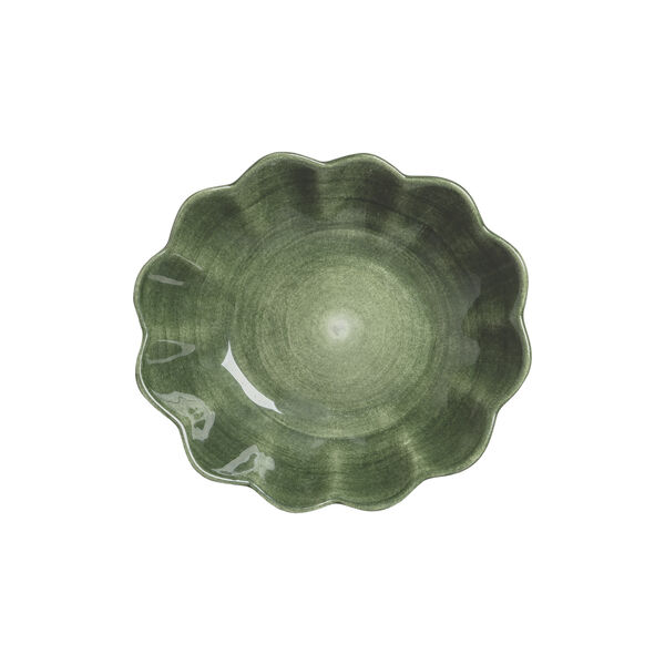 Oyster skål 18x16cm, forest green Oyster skål 18x16cm, forest green, Mateus