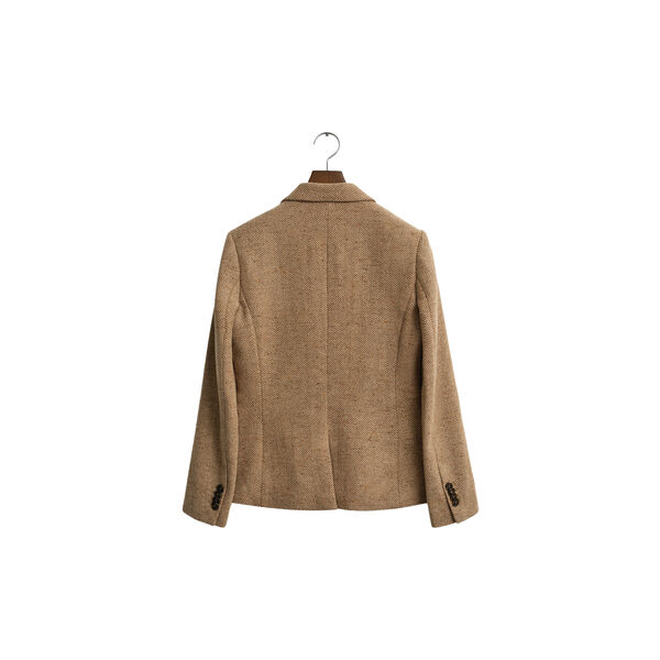 Slim Wool Blend Herringbone Blazer, roasted walnut Slim Wool Blend Herringbone Blazer, roasted walnut, Gant