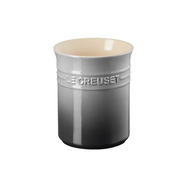 Liten bestikk og redskapskrukke, flint, Le Creuset