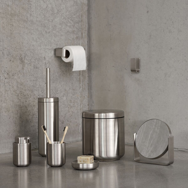 Ume toalettb&oslash;rste, steel, Zone Denmark