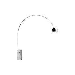 Arco gulvlampe, hvit marmor, Flos