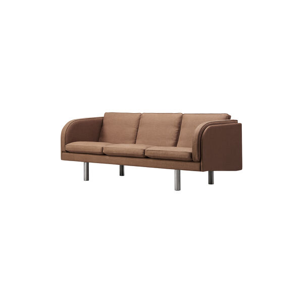 JG 3-seter sofa, Grand Linen 4803/steel, Fredericia Furniture