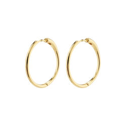 EANNA resirkulerte store hoops, gullbelagt, Pilgrim