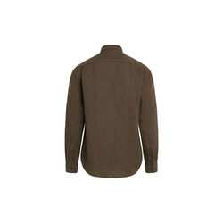 Dyed Linen Sawsett skjorte, army, Mads N&oslash;rgaard