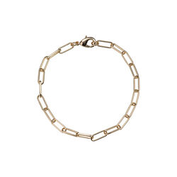 Bracelet thick chain, gold, Emilia by Bon Dep