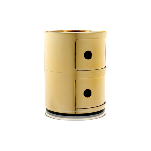 Componibili 2 elementi oppbevaringsbord, oro, Kartell