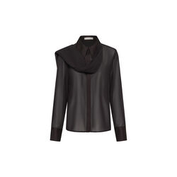 GZlynne scarf shirt, ganache, Gestuz