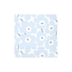 Lunsjserviett Marimekko Mini Unikko, lyseblå, Vinding