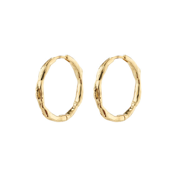 EDDY resirkulerte organisk formede store hoops, gullbelagt EDDY resirkulerte organisk formede store hoops, gullbelagt, Pilgrim