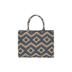 La Rambla Big Tote, greek blue, Luna Moon