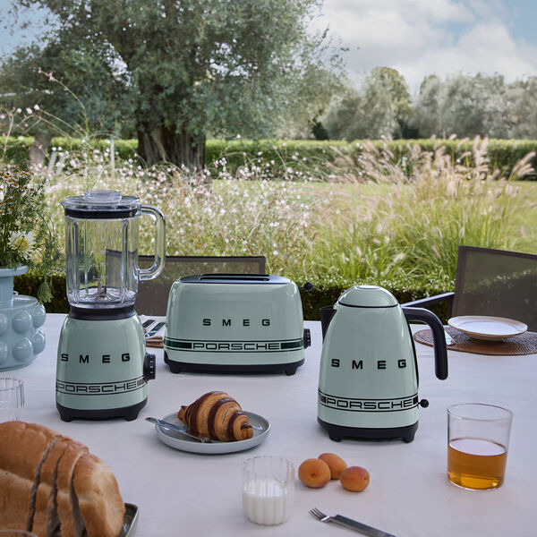 Porsche x Smeg Br&oslash;drister 2 skiver, shade green, Smeg