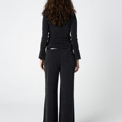 Lurex blouse, black / silver, Coster Copenhagen