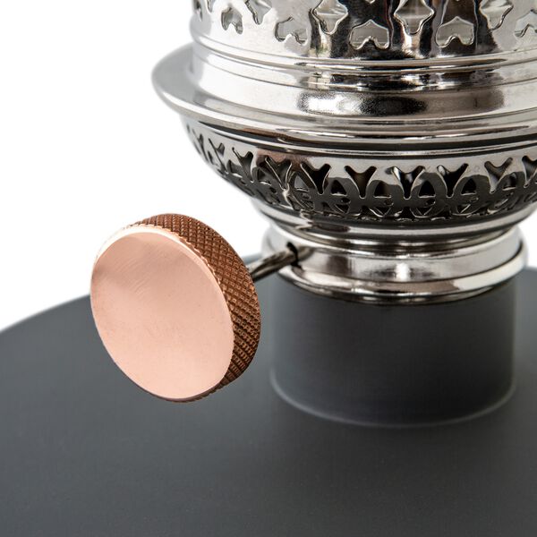 Patina oljelampe stor, Klong