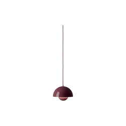 Flowerpot VP1, Dark Plum Flowerpot VP1, Dark Plum, &Tradition