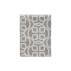 Monogram ullpledd, light grey, Gant