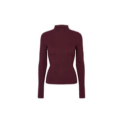 7493RDFCassia knit, merlot, RUE de FEMME