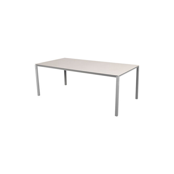 Pure bordplate 200x100 cm, toscana sand/keramikk, Cane-line