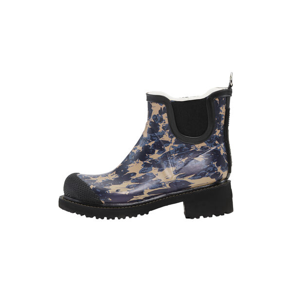 Short Rubber Boot | Beige Butterfly | Gummist&oslash;vel, Ilse Jacobsen Hornb&aelig;k