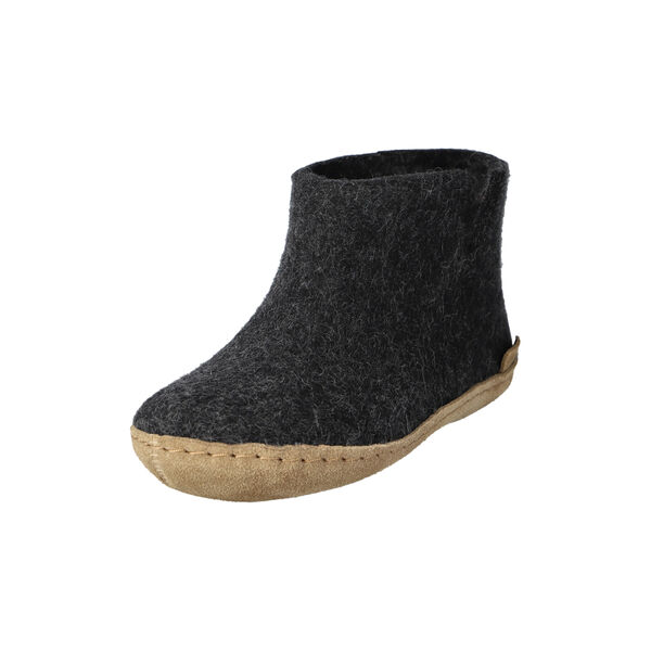 Filtankelstøvel junior, koksgrå Filtankelstøvel junior, koksgrå, Glerups