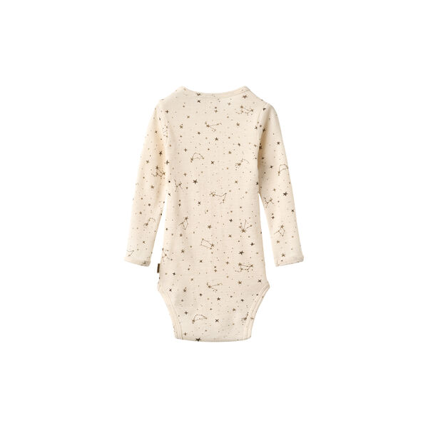 Wool Body L/S Lucca, 1359 pale lilac flowers, Wheat