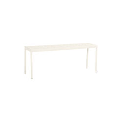 Balcony benk, chalk beige, HAY