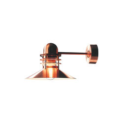 Nyhavn Outdoor Wall Lamps, brushed copper, Louis Poulsen