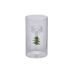 Juletre lysholder, grønn, EDG