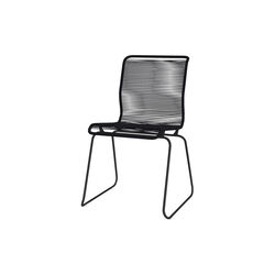 Panton one dining stol, sort/sort Panton one dining stol, sort/sort, Montana Furniture