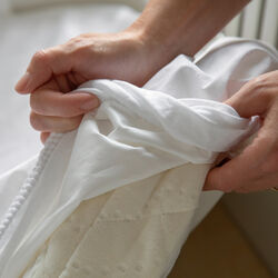 Baby v&aring;tliggelag, hvit, Sebra