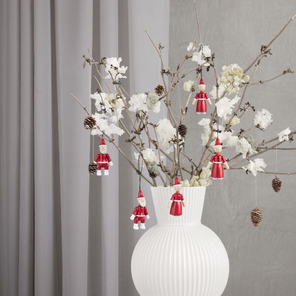 Julenissen og nissemor, rød/hvit, Kay Bojesen Denmark