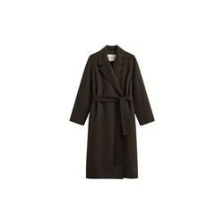 Handstitched Belted Coat, dark moss green, Gant
