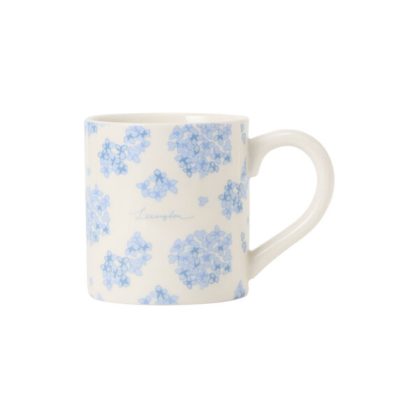 Floral Stoneware krus, blue/white, Lexington