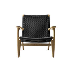 CH25 loungestol, oljet eik/sort, Carl Hansen & S&oslash;n