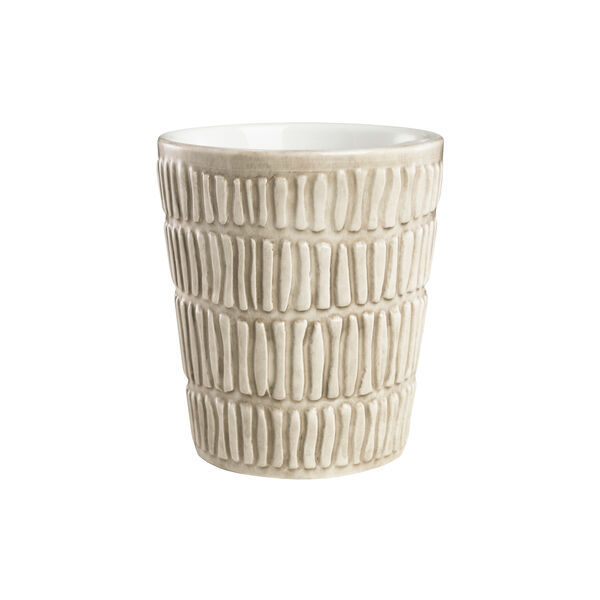 Stripes kopp 30 cl, sand, Mateus