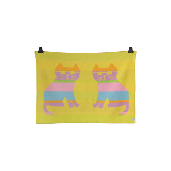 Cool Cats Halvpledd, Multi Cool Cats Halvpledd, Multi, Røros Tweed