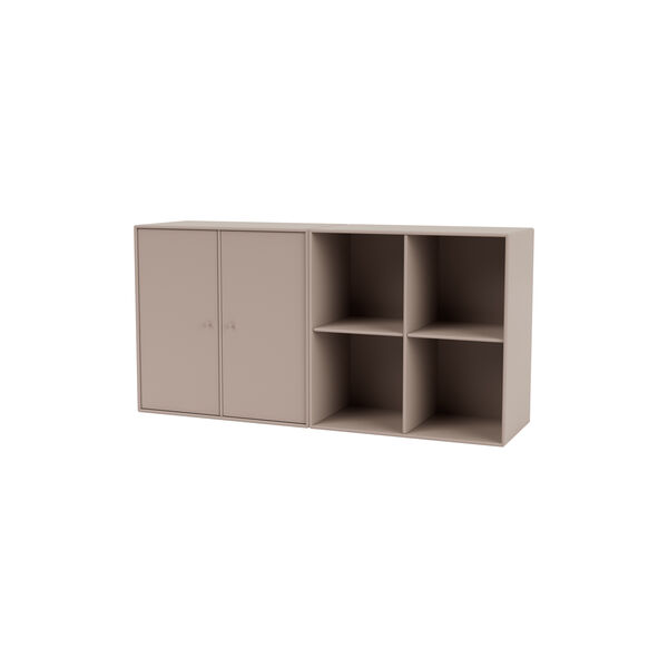 PAIR Klassisk bred skjenk, 137 mushroom, Montana Furniture