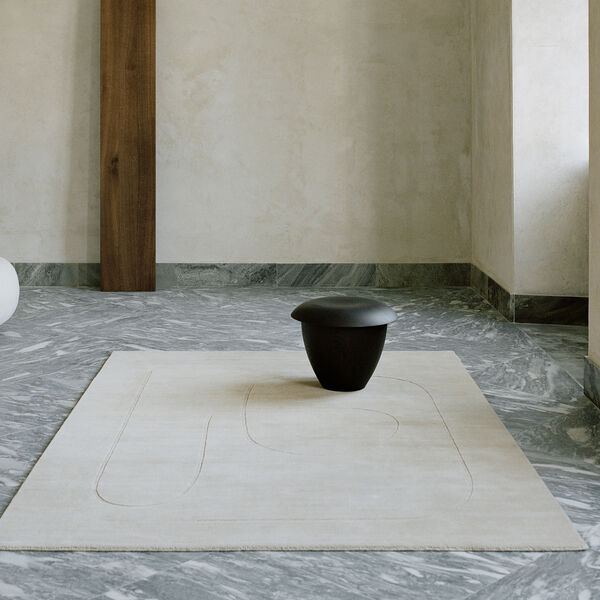 Cursive Expanse gulvteppe, beige, Linie Design