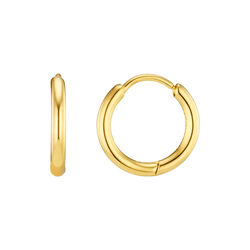 LUXE Huggie Hoop-&oslash;redobber, 18k gold, Orelia