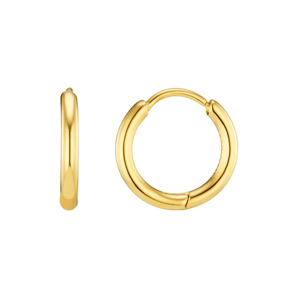 LUXE Huggie Hoop-&oslash;redobber, 18k gold, Orelia