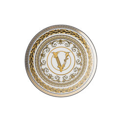 Plate 17 cm, virtus gala white, Rosenthal x Versace