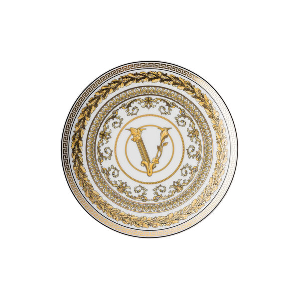 Plate 17 cm, virtus gala white, Rosenthal x Versace